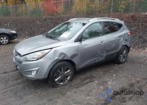 2015 Hyundai Tucson Se from USA, damaged, VIN KM8JUCAG6FU023088